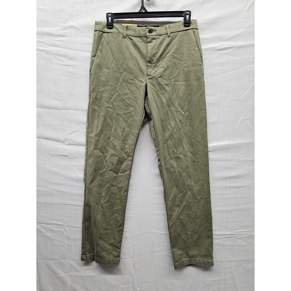 Goodfellow‎ & Co Mens Olive Green Comfort Wear Slim Fit Chino Pants 32x32 NWT